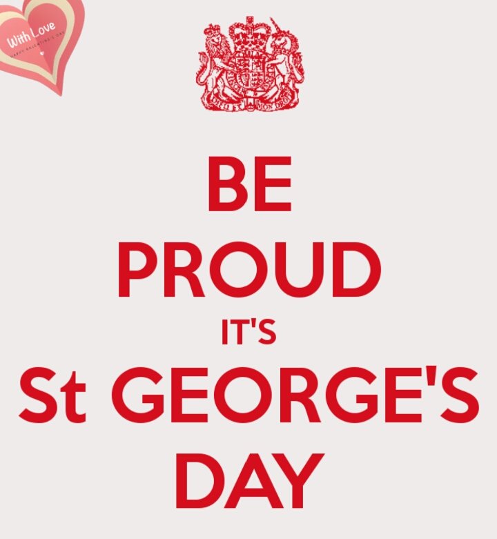 Happy st George's Day..