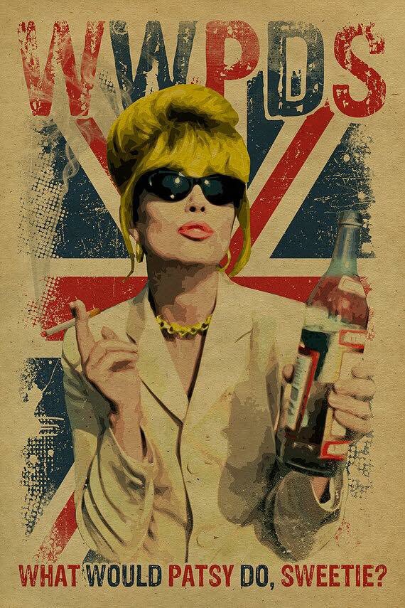 Patsy_Stone_'s tweet image. Happy St Georges Day, darlings. Stay fabulous, and remember, if you're ever in doubt, just ask yourself - #WWPDS