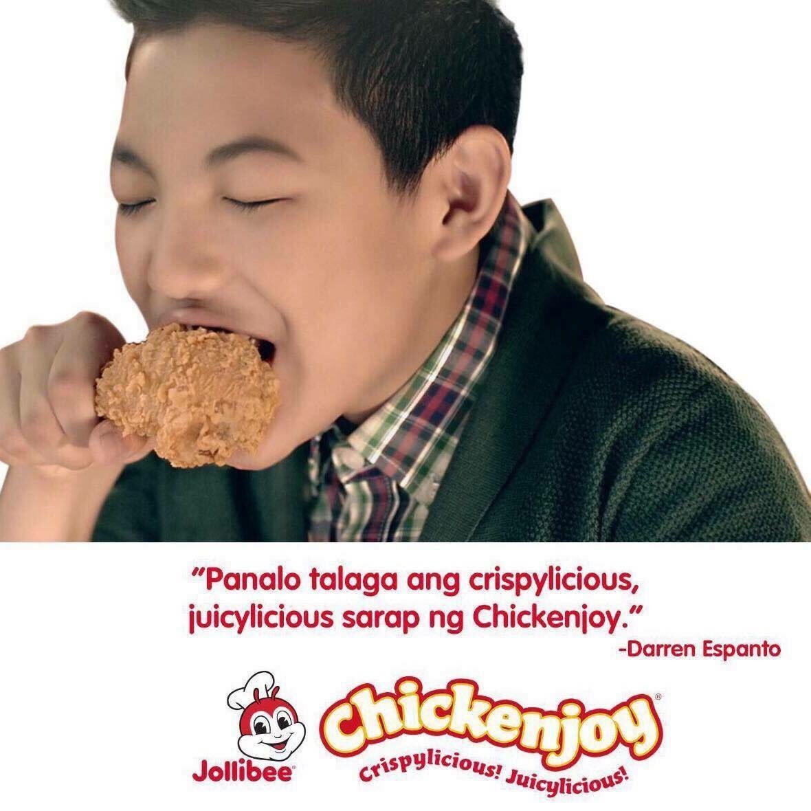 Proud to be part of the #ChickenjoyNation! 
#DarrenForChickenjoy
