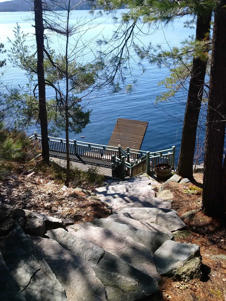 The ice is out, and I can hear a boat on the lake! <a href="/KennisisLake/">Kennisis Lake</a>