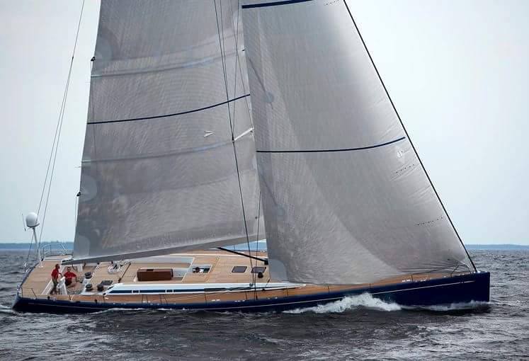 RSBRigging's tweet photo. @Nautorswan built #SYNoTiming was out in the #BayofPalma with #OperationsManagerRuss last week for her sail trails. https://t.co/FE0VdSDUzw