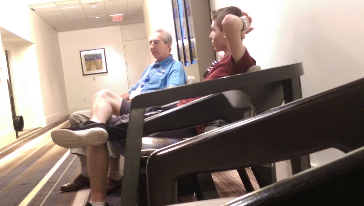 Bronwyn Korchnak (@hopewellgifted) on Twitter photo Zach having a conversation with Larry Liss.  Mr. Liss is on the board of directors of  AGLOA.  #agloa #academicgames Zach having a conversation with Larry Liss.  Mr. Liss is on the board of directors of  AGLOA.  #agloa #academicgames