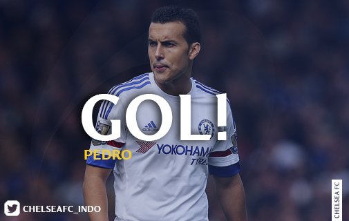chelseafc_indo's tweet photo. Gol! Pedro!

Bournemouth 0 Chelsea 1. #CFCIndo https://t.co/aAlqr9YKyw
