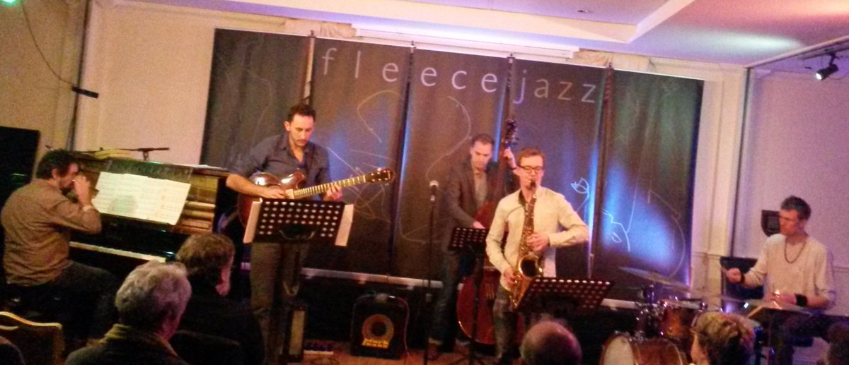 Great gig from <a href="/Matt/">Matt Deegan</a> <a href="/MattAndersonSax/">Matt Anderson</a> <a href="/AlexMunk1/">Alex Munk</a> @JamilLCoM <a href="/willonbass/">Will Harris</a> Sam Gardner, see facebook.com/fleecejazz/pho…