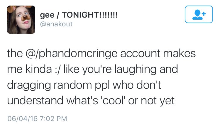 phandomcringe's tweet image. people often submit their own stuff, it's in no way meant to be rude, it's just for fun but y'kno ¯\_(ツ)_/¯