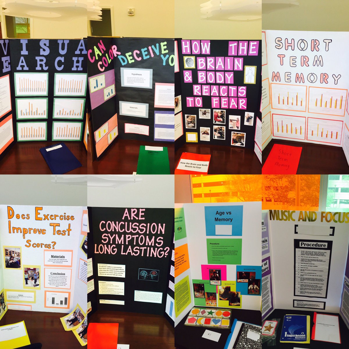 IUHealthFdn's tweet photo. Can color deceive your brain? Does exercise improve test scores? #Neuroscience tested by area kids! #BrainandBeyond https://t.co/fgKwFaBgp1