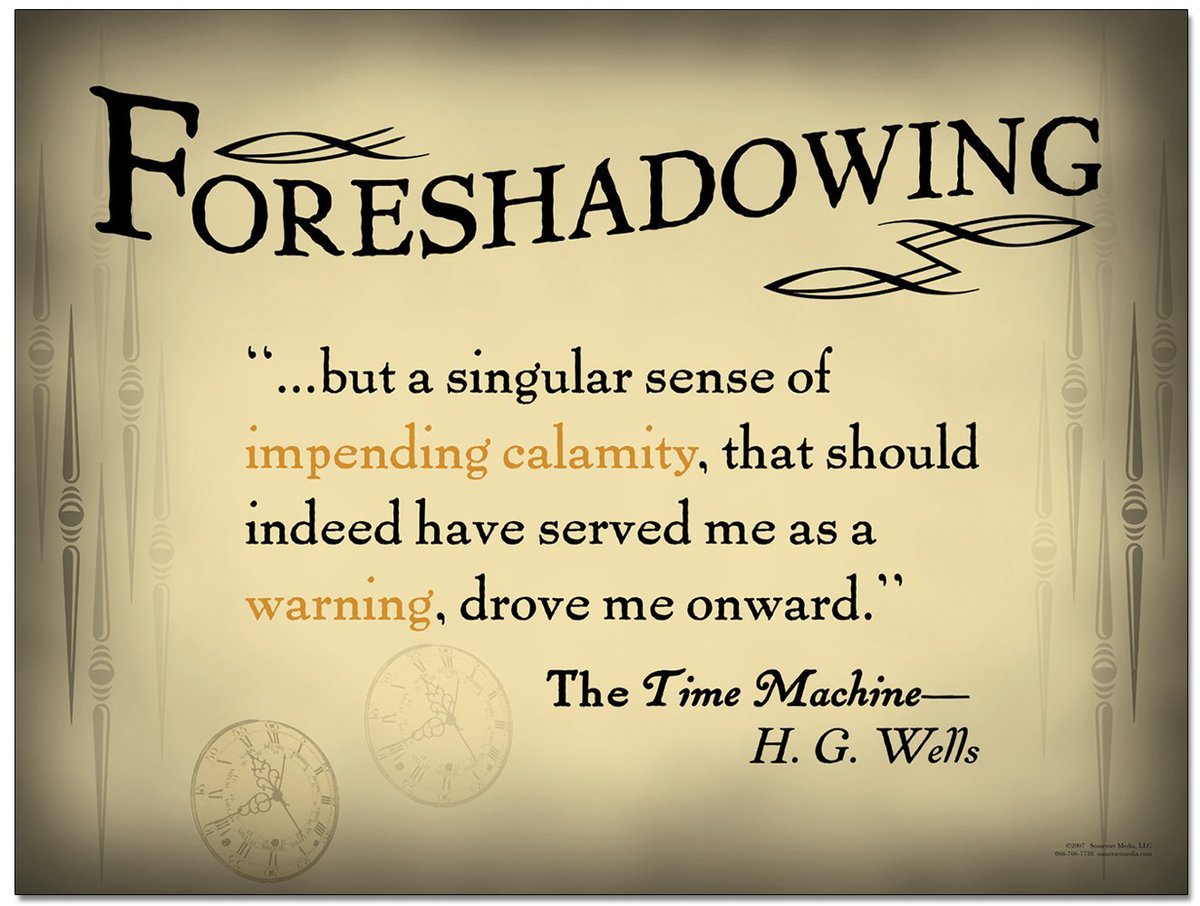 AlwaysLearnWeb's tweet photo. Foreshadowing #classposters https://t.co/TpKUVA4ulQ