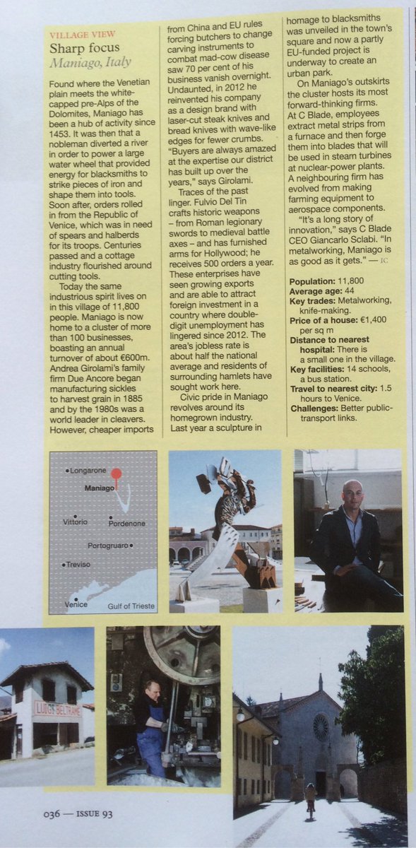 DueAncore's tweet image. In may issue of @MonocleMag #dueancore #lamami #maniago #monoclemagazine #design #tradition