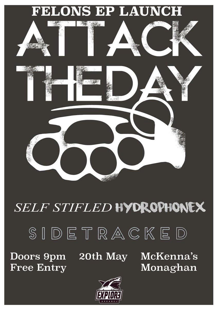 _AttackTheDay's tweet photo. the launch of our brand new EP 'Felons' is on 20th May - see you there 🔥 #WEARETHECHANGE

https://t.co/DgRtYRrjRp https://t.co/F62PGTKiuF