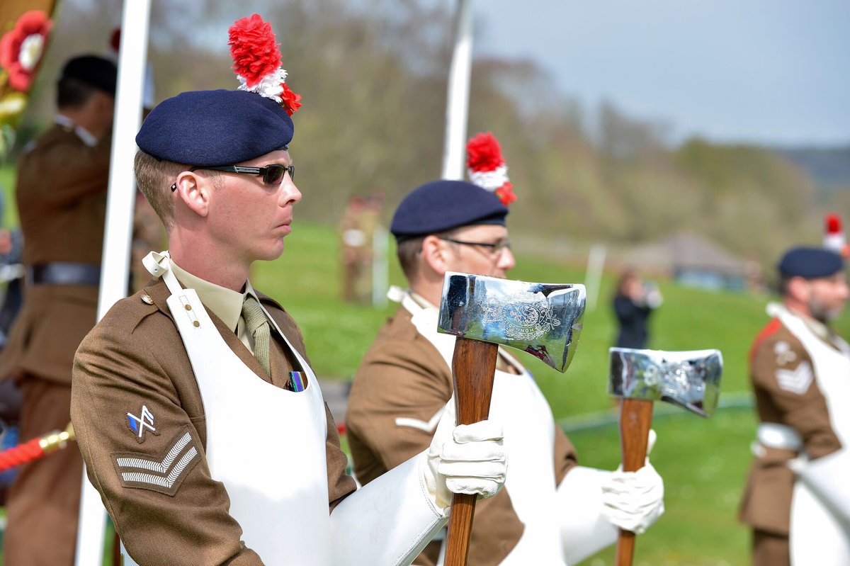 FirstFusiliers's tweet photo. Pioneers of the 1st Battalion are also present today at the #ColoursParade https://t.co/J5vbzfl2OR