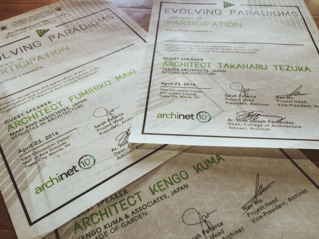 Laukreeng's tweet photo. CONEX 2016 and 8th National Architecture Symposium #EvolvingParadigms https://t.co/juRyTLQXnf