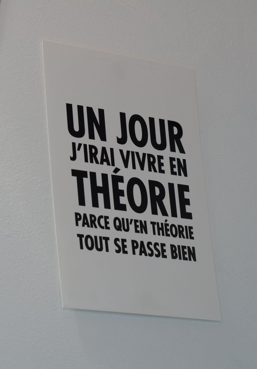 hemera_studio's tweet photo. "Un jour, j'irai vivre en théorie, parce qu'en théorie, tout se passe bien" #quote #citation https://t.co/zpGIsjvtZm