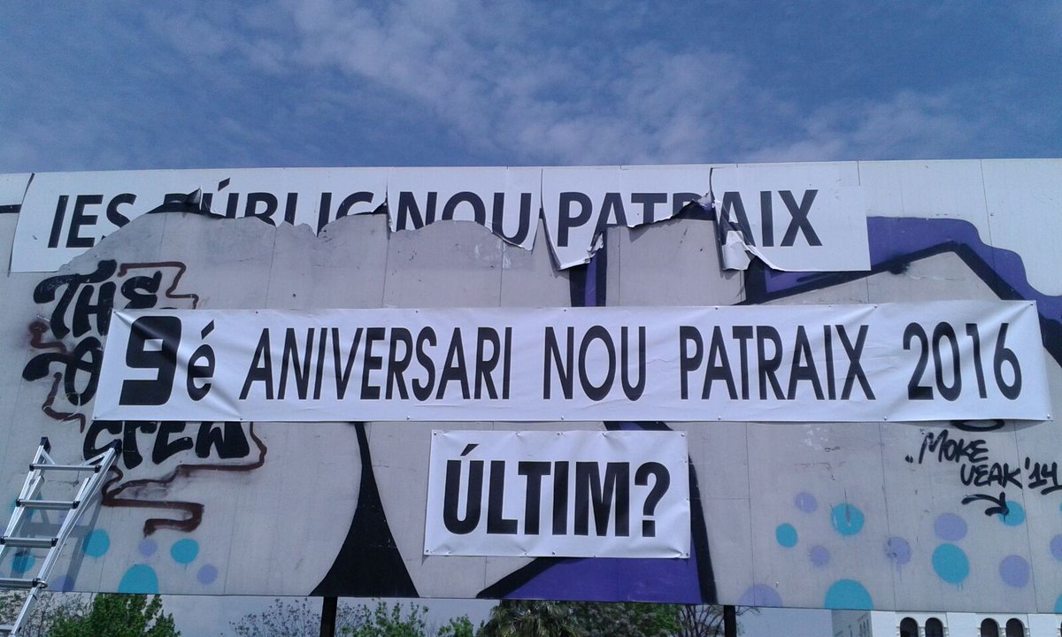 SoL_ALe87's tweet photo. Nueve años después, seguimos reclamando como cada año, la construcción de nuestro IES Nou Patraix. https://t.co/nOkzyJPOSZ