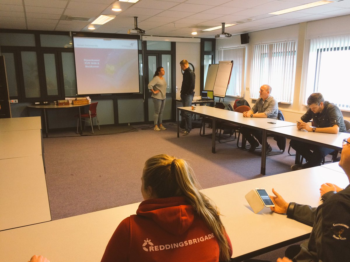 Operationele informatieochtend voor #Reddingsbrigades #RVR #NHN, samenwerking <a href="/vrnhn/">Veiligheidsregio NHN</a> en @WitteKruisNL! <a href="/KNBRD/">Reddingsbrigade Nederland</a>