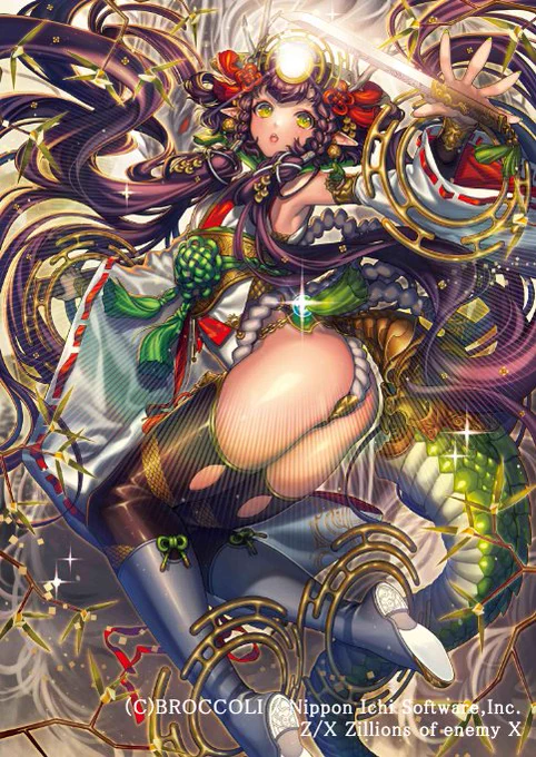以前Z/Xにて描かせて頂きました【八大龍王 娑伽羅】と【娑伽羅のお願い】のイラストです。あわせて3枚も娑伽羅ちゃんを描かせて頂けてとても幸せです～!また描かせて頂ける機会があったら嬉しいです(*^^*)
#ZX_TCG 