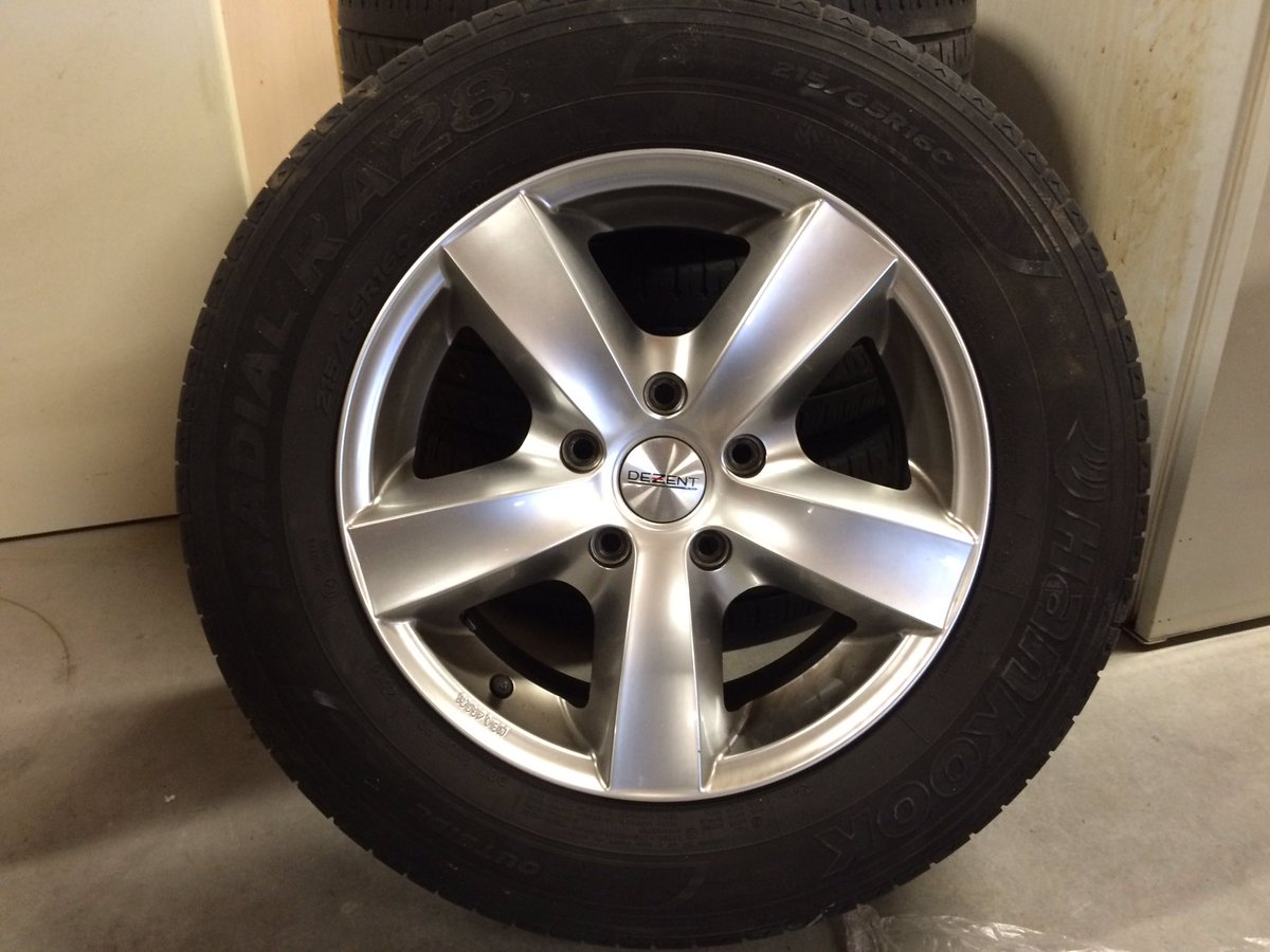 Te koop prachtige velgen 16 '' lichtmetalen velgen voor een Volkswagen transporter