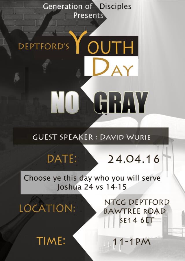 Brightexchange_'s tweet photo. Tomorrow at Deptford NTCG - is their youth day 11am https://t.co/1KEbwquxVB