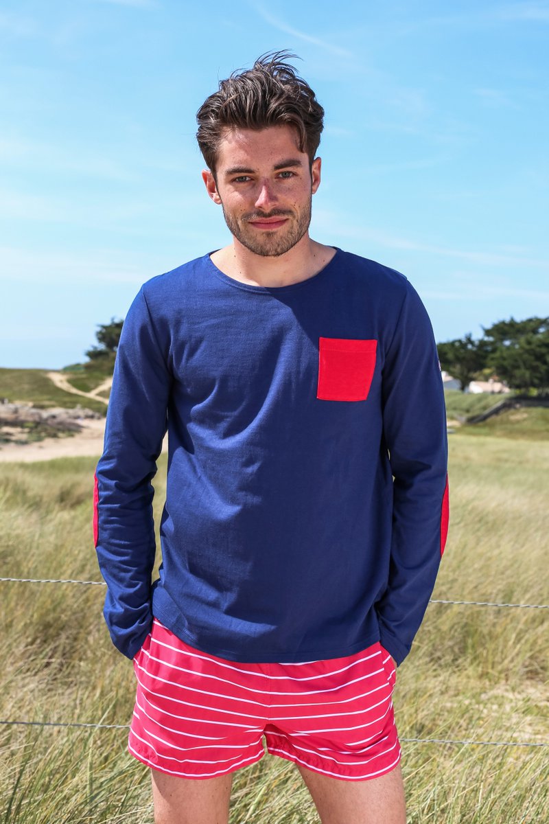 saintjames's tweet photo. Après deux saisons, @LeSlipFrancais &amp; #SaintJames poursuivent une nouvelle fois leur collaboration #MadeInFrance ! https://t.co/7ai0PTWuIO
