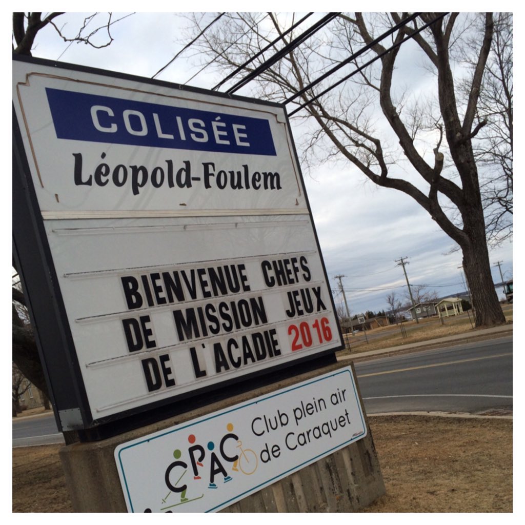 Visite des sites débute ce matin #Caraquet #jeuxdelacadie #pasdepluiesvp