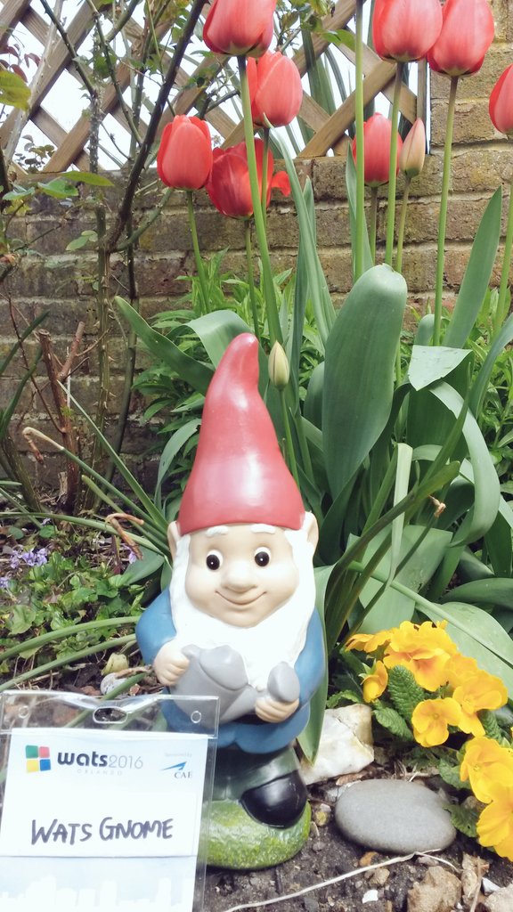 halldalegroup's tweet photo. Home at last #WATSGNOME relaxes after a great aviation training conference #WATS2016 https://t.co/rH3npBGLD2