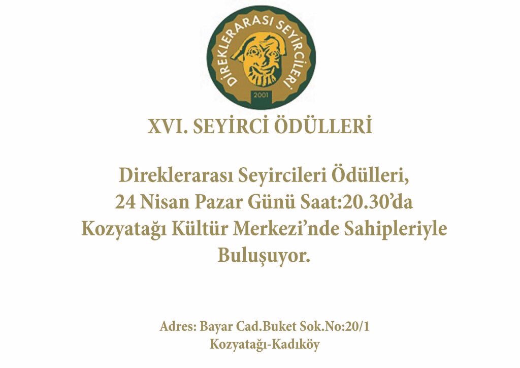 XVI. #DireklerarasıSeyirciÖdülleri Töreni Yarın Akşam!
ÜmitVerenYeniTiyatro: Kassandra Reality Show <a href="/demtiyatrodem/">Tiyatro D.E.M</a>