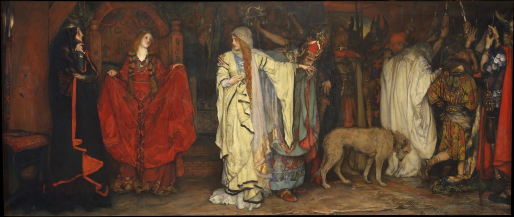 #KingLear: Cordelia’s Farewell by #EdwinAustinAbbey @metmuseum  #Shakespeare400
