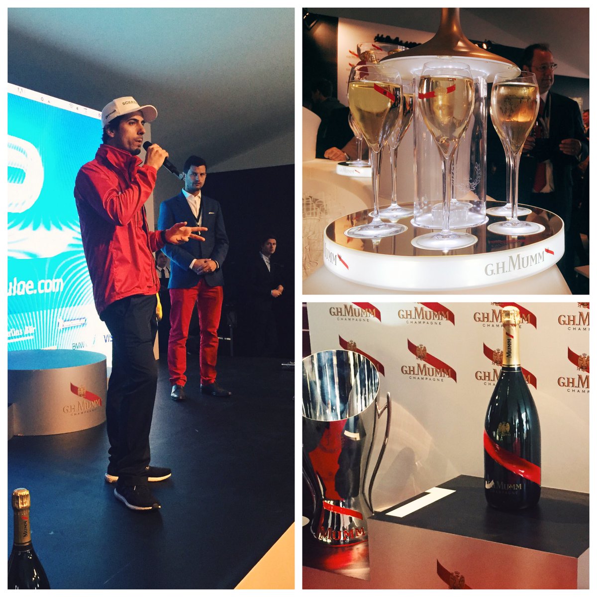 We're here in Paris for the #Mumm #formulae Grand Prix @thedapperchapper #darewincelebrate
