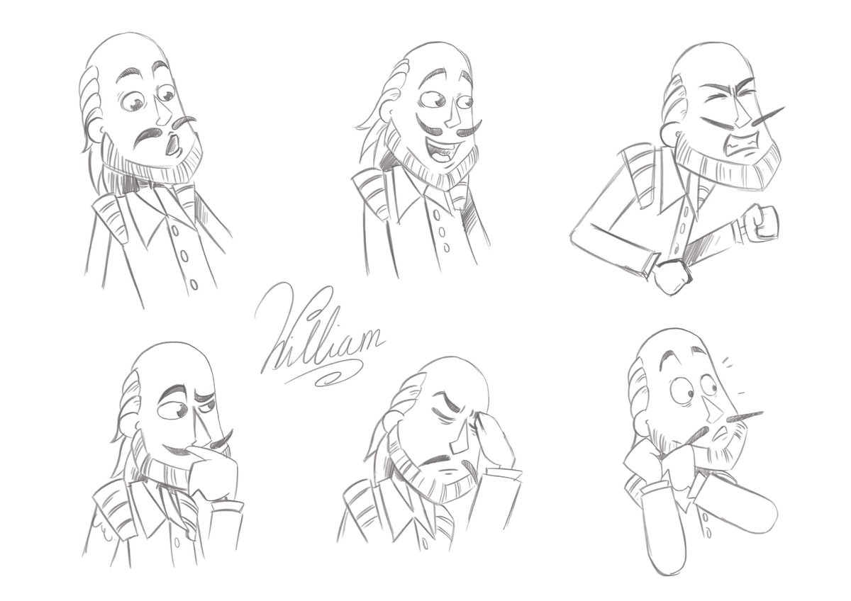 ShakespeareJV's tweet photo. Un hommage en croquis pour les 400 ans de la mort de Shakespeare par @Castle_Prod #game #indiedev #Shakespeare400 https://t.co/VcD8J4mEMm