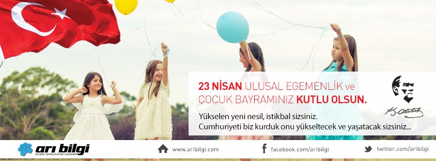 İçinizdeki 'çocuk' hep yaşasın. Çocuk gibi neşeli, paylaşan, iyimser. Yaşasın 23 Nisan.