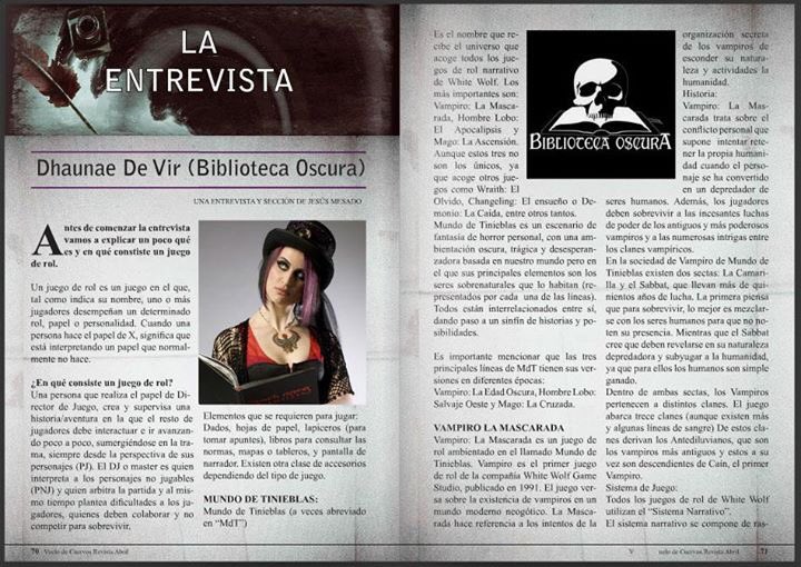 Dhaunae's tweet photo. Interview on @VCuervos about @wwpublishing's Vampire: The Masquerade, @GrandMasquerade,  @JudasGoatSeries and more. https://t.co/GPiLOgSWfy