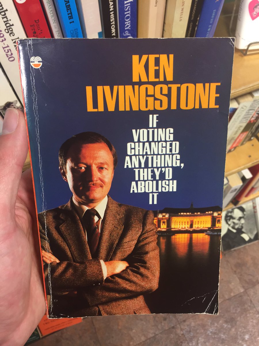 RobJBerry's tweet photo. @ken4london just found your book from 1987 in my local Oxfam for £2 https://t.co/GkKLX3OAHd