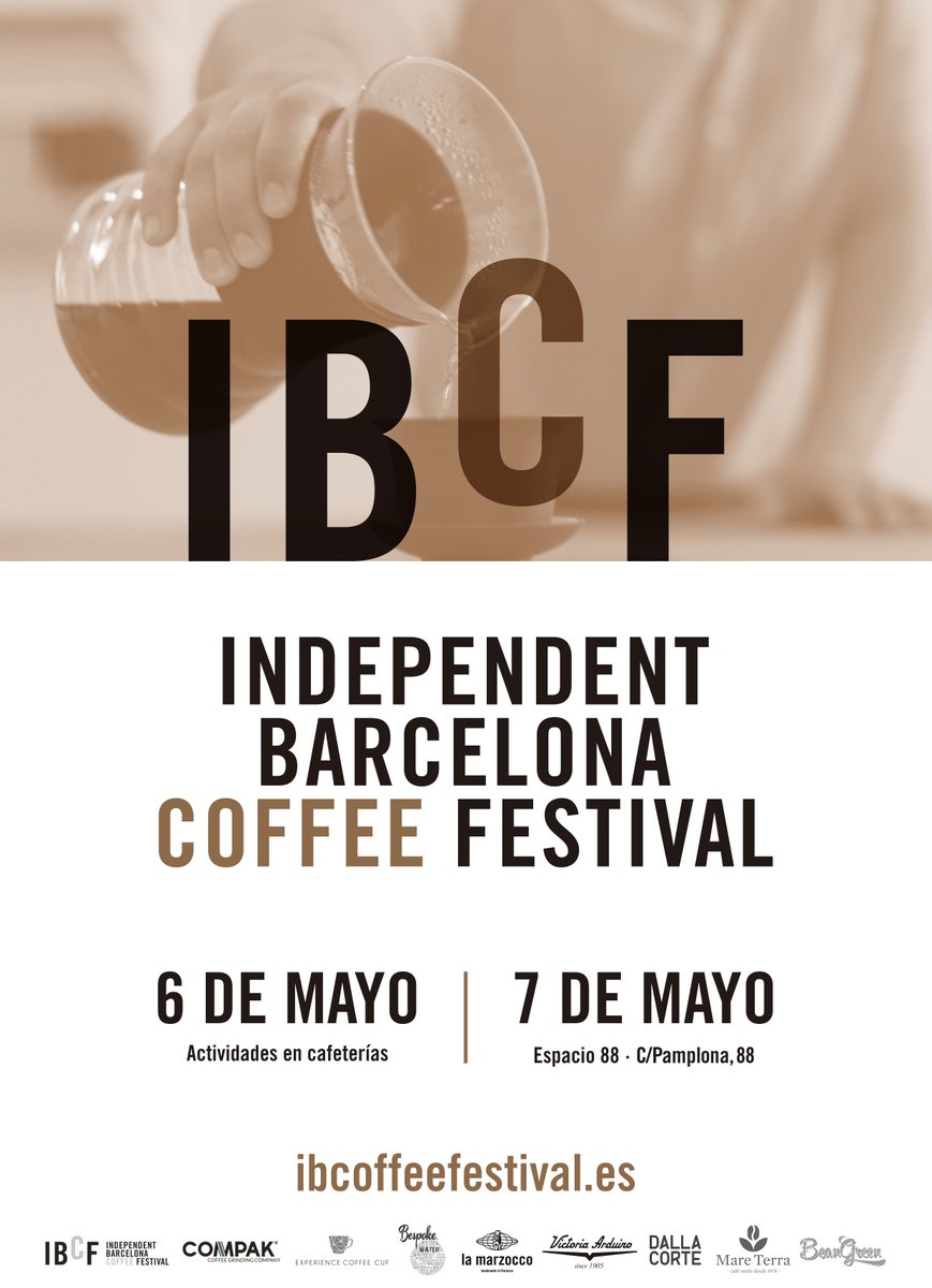 Los próximos días 6 y 7 de mayo llega el Independent Barcelona Coffee Festival danielarbos.com/2016/04/23/ind… #Barcelona