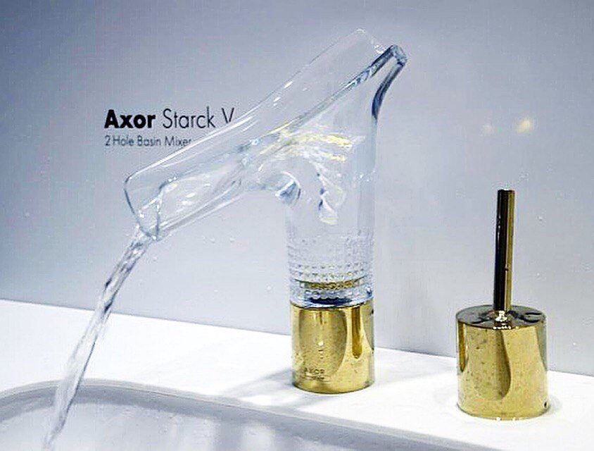 FirstRoom14's tweet image. На фото смеситель Axor Starck V позволяет нам поддаться очарованию водной стихии