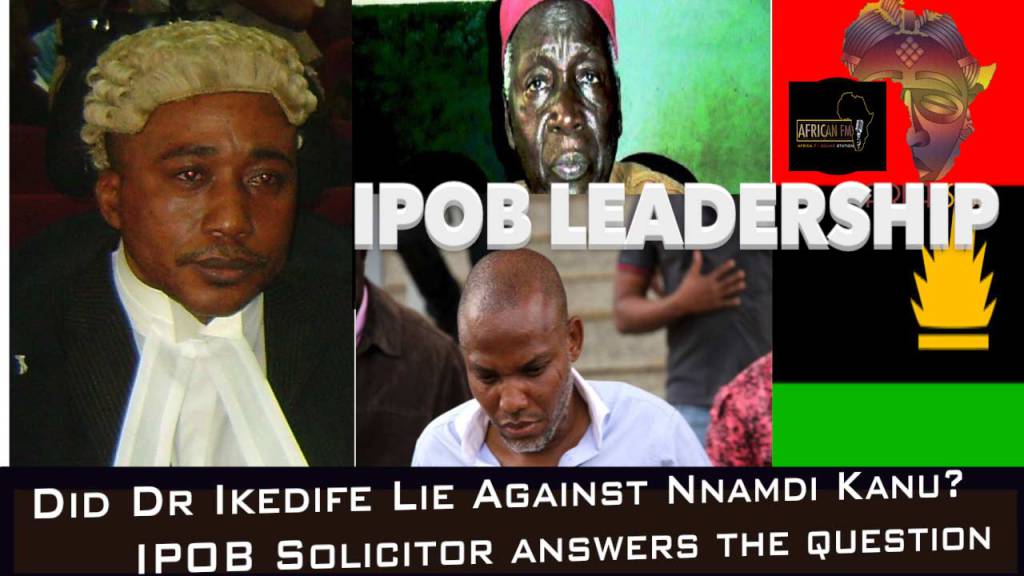 The real IPOB has issued a legal notice to Anambra State and the entire nation disclaiming reports that it ordered election boycott in the State.