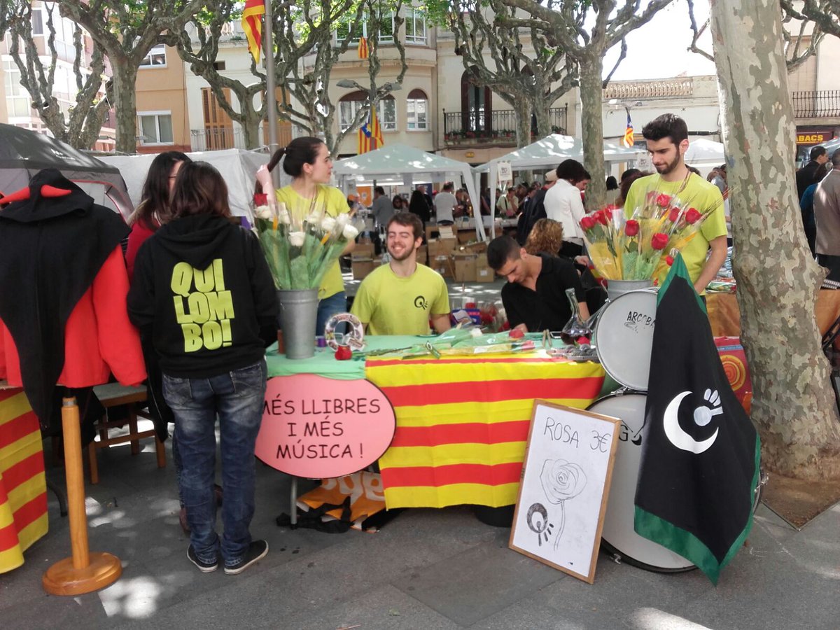 Ja he rebut una preciosa rosa de @Quilombofficial