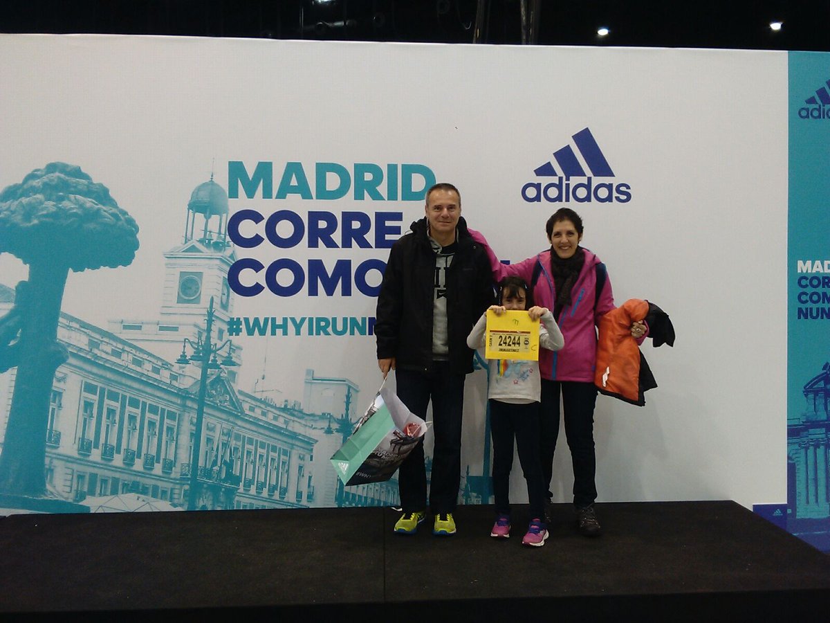 Acompañando al campeón en #WHYIRUNMADRID !