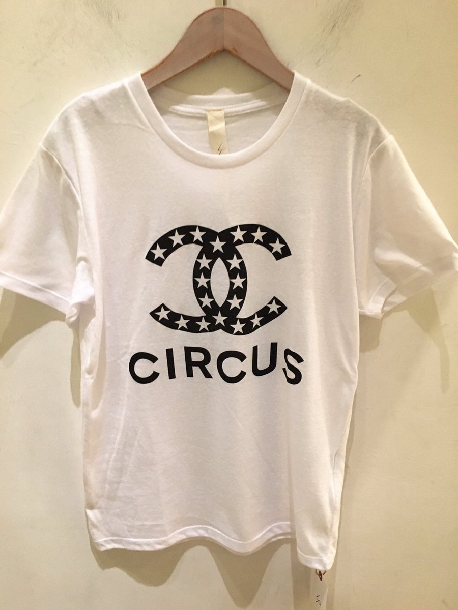 TOCOPACIFIC109's tweet photo. 新作商品「CIRCUS」Tシャツ♫

color :white

size：S.

Price¥5.500＋Tax

シンプルでインパクト大のTシャツ🙆

Shop→https://t.co/g0wNhb3oBx https://t.co/GQ7fVs8fId