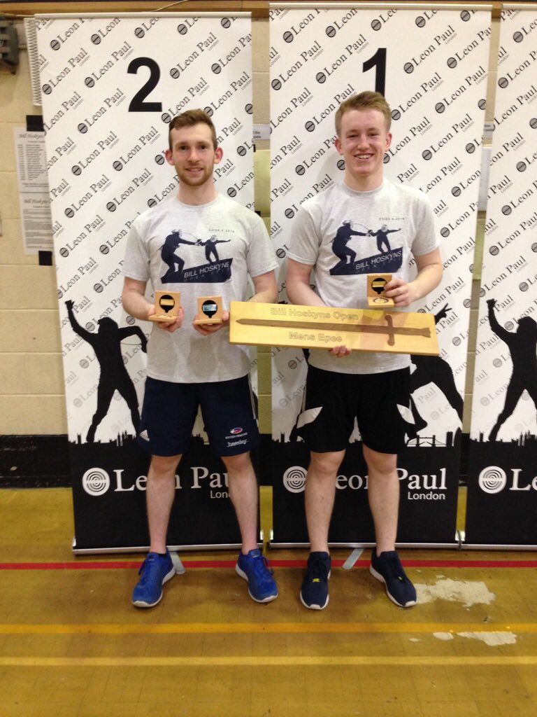 Great day for <a href="/Leon_Paul/">Leon Paul</a> Épée at the 12th Bill Hoskyns Open. #Gold for Jordan, #silver for Morris and Swinbank 10th