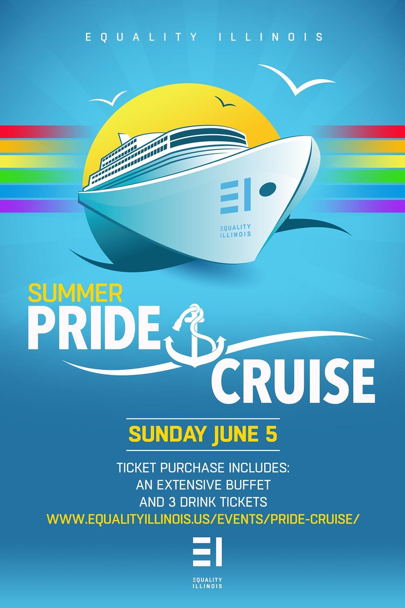 theLstop_Chi's tweet image. #savethedate 6/5 @EqualityILL #Pride #Cruise tix: bit.ly/1MtTKfD @spiritnavypier