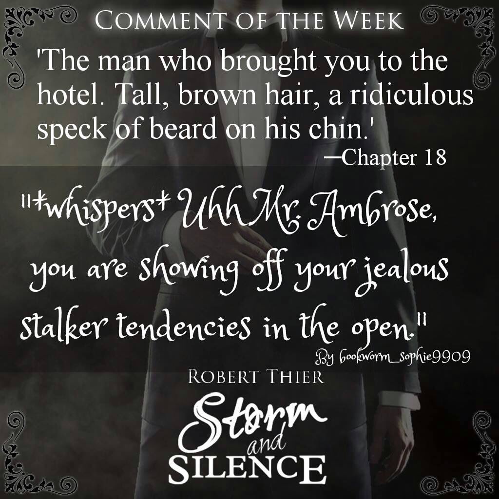 StormNSilence's tweet image. Fans comment of the week! Is this you?