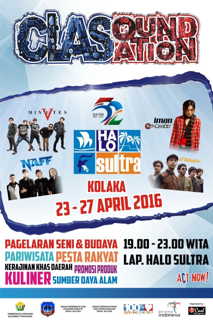 IMAN J-ROCKS on schedule..
Senin, 25 April'16.. See you kolaka 😎👌🏻
<a href="/imanine/">Iman J-Rocks</a> <a href="/WeAreJROCKSTARS/">Fanbase of J-ROCKS</a> <a href="/bio_kolaka/">BIO</a> <a href="/infoSULUT/">Info Sulawesi Utara</a>