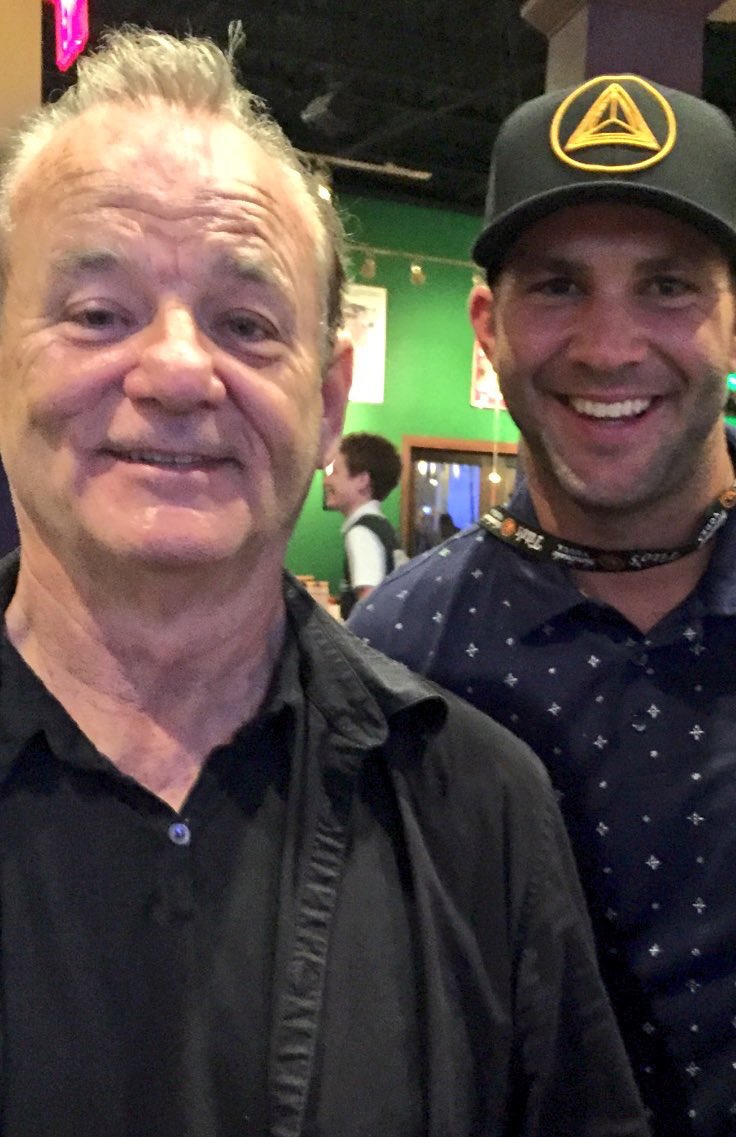 Jaguars's tweet photo. Bill Murray &amp; @BBortles5. 

No gophers in sight today either. https://t.co/RJx39ZFR9M