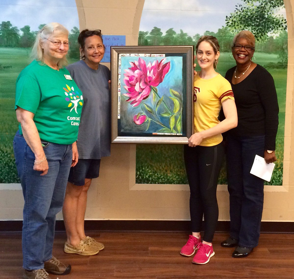 VolunteerFla's tweet image. "All of the flowers of all the tomorrows are held within the seeds of today"-Amazing gift to Turn About! #CCDay
