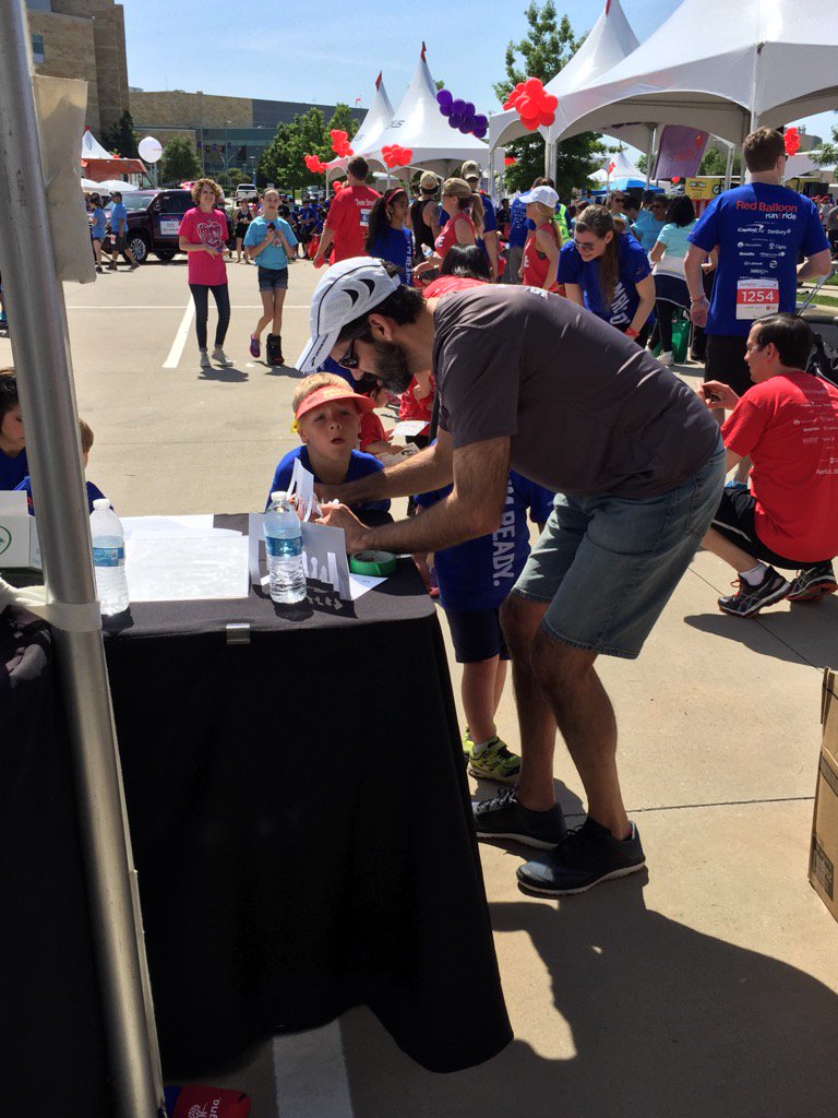 Our very own Mark Vaughan <a href="/ChildrensMed/">Childrens Med Dallas</a> Fun Run &amp; Ride #kidstruction @whrarchitects