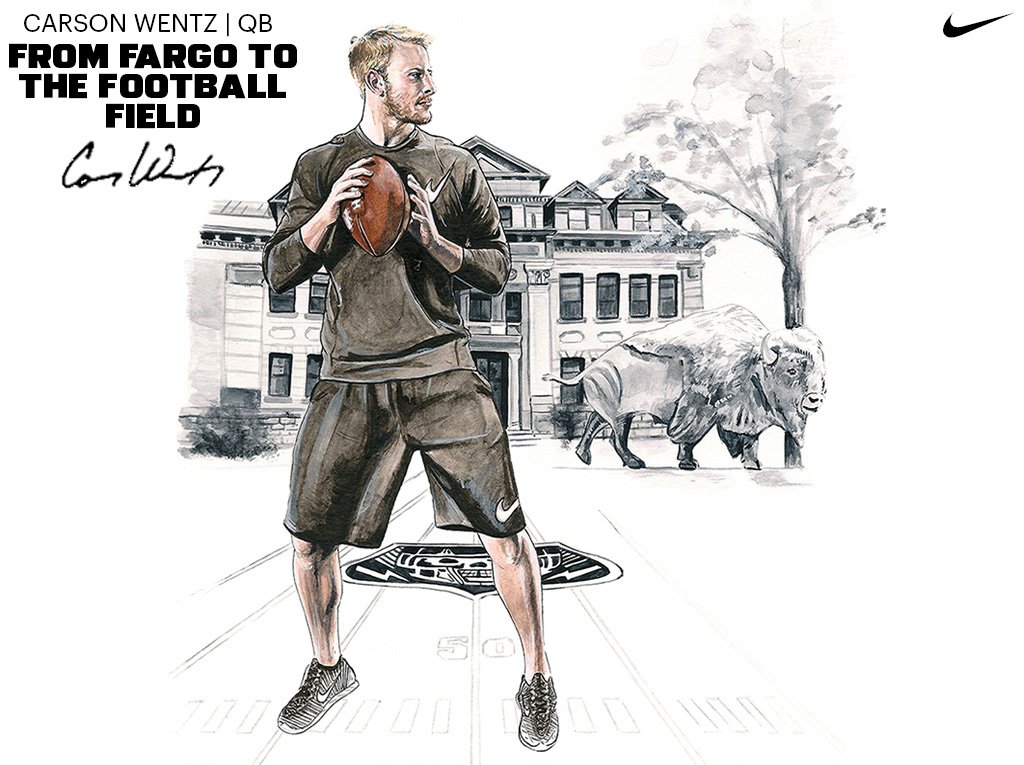From Fargo to the football field. Welcome to the family, <a href="/cj_wentz/">Carson Wentz</a>
gonike.me/Wentz