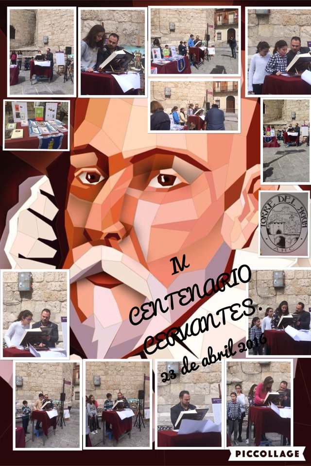 begoste's tweet photo. IV CENTENARIO CERVANTES. 
23 de abril 2016. Lectura del Quijote en la Plaza y venta https://t.co/diKNzU960I https://t.co/ZMc7wLDrK1