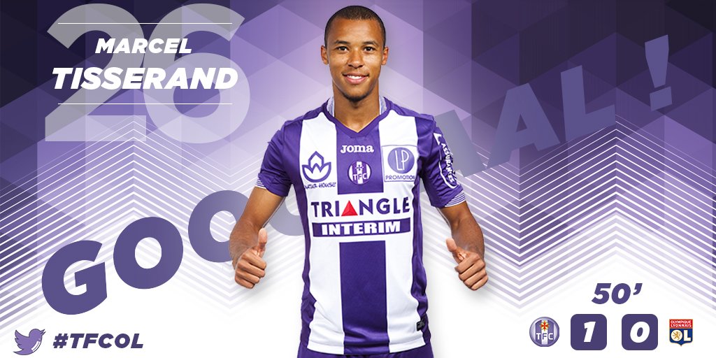 ToulouseFC's tweet photo. .@TisserandMarcel a bien choisi son moment pour inscrire son premier but en @Ligue1 ! Qu’il est important !
#TFCOL https://t.co/jPduMt8mBt