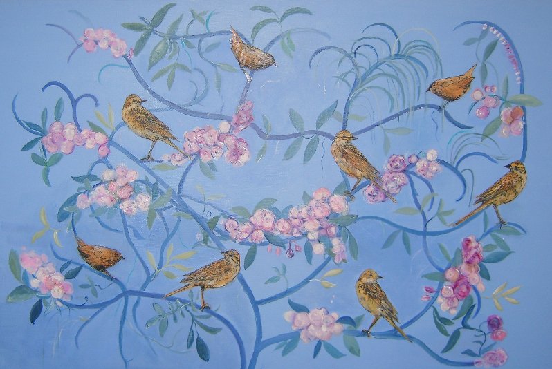 Susan Marsh is one of the guest artists this month. Pop over in May to view some of her work.