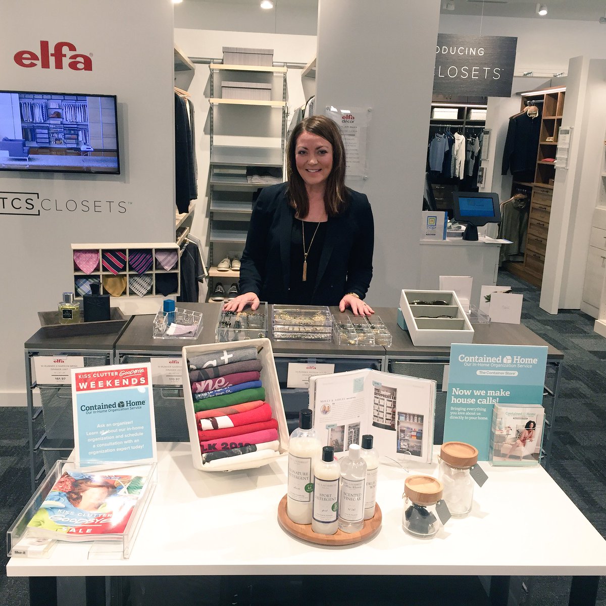 NeatMethodCbus's tweet photo. Come see me today at #thecontainerstore for #organizing tips and tricks and my favorite TCS products. https://t.co/l9OfOFRRux