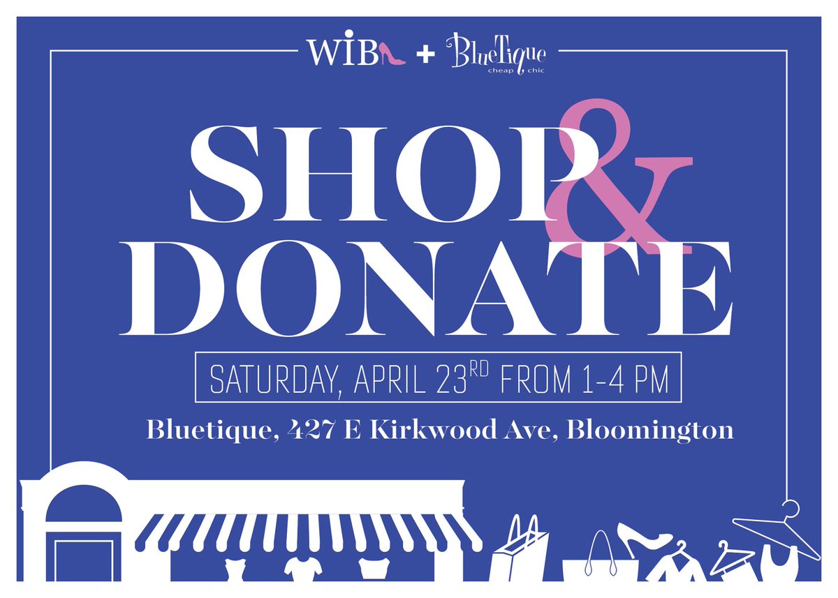 iuwib's tweet photo. What's better than shopping? The fact that you can support WIB at the same time! Stop by Bluetique on Kirkwood today https://t.co/PBqbgHl530
